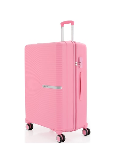 Mçs Polipropilen 2li Valiz Seti Büyük & Kabin V374 S24sy1000077-set 00020 Pembe