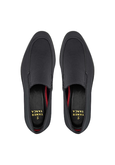 Tamer Tanca Erkek Tekstil Siyah Makosen Ayakkabı 537 5006 Erk Ayk Y24 Sıyah Strec Siyah