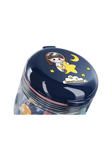 Dolıty Ortodontik Saklama Kutusu Su Geçirmez Toz Yuvarlak-mavi