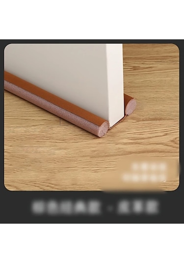 Sunshine011 Beyaz Pvc Kapı Rüzgarlığı - Su Geçirmez, Rüzgar Ve Ses Önleyici, Yeniden Yapışkanlı Beyaz