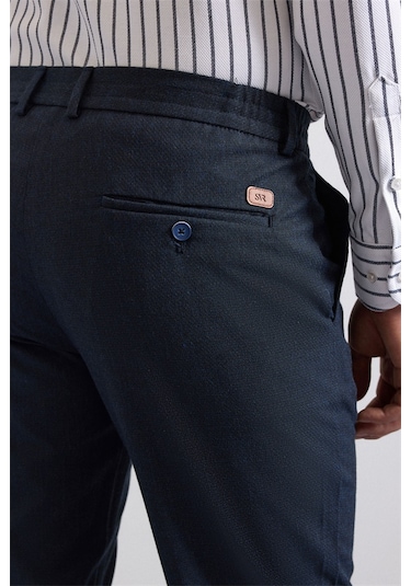 Süvari Lacivert Slim Jogger Pantolon Pn2020500732-m09 Lacivert