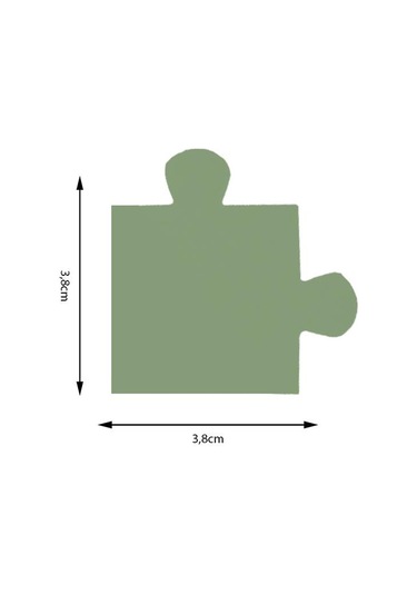 Kamei Süper Şekilli Delgeç Puzzle 3.8 Cm Km5815 Çok Renkli