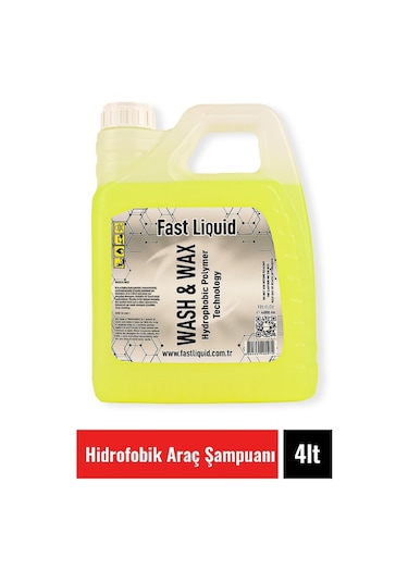 Wash & Wax 4 Lt Hidrofobik Araç Şampuanı
