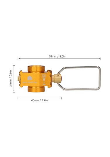 Dianziye Kampanyalı Gaz Tasarruflu Çadır Ve Sırt Çantası Adaptörü - Hafif Alüminyum Çok Renkli