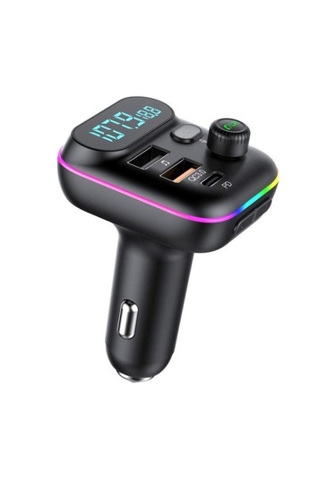 Sones T70 Araba Mp3 Çalar Fm Verici Bluetooth Usb Araç Mobil Şarj Cihazı İle Qc3.0 Hızlı Şarj U Disk Müzik Çalar Fm Modülatör