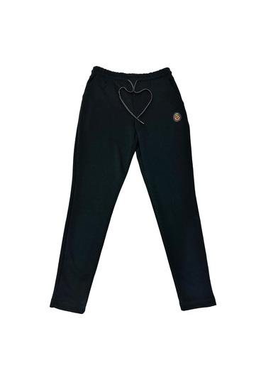 Galatasaray Lisanslı Siyah Dar Paça Eşofman Altı Siyah