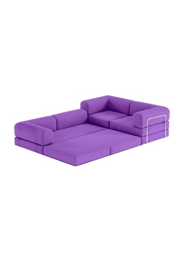 Modüler Legom L Koltuk Mor