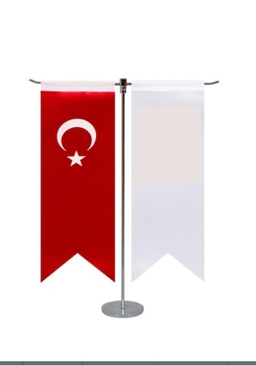 Saten Masa Üstü Çiftli Ülke Bayrağı