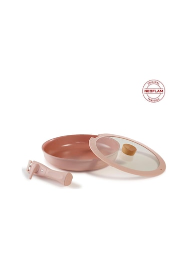 Neoflam Mıdas Pembe Tencere Ve Tava Setı 9+6 15 Parça