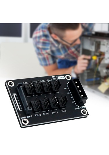Suntek Bilgisayar Kasası Soğutma Fanları Hub 4pin 3pin Pratik