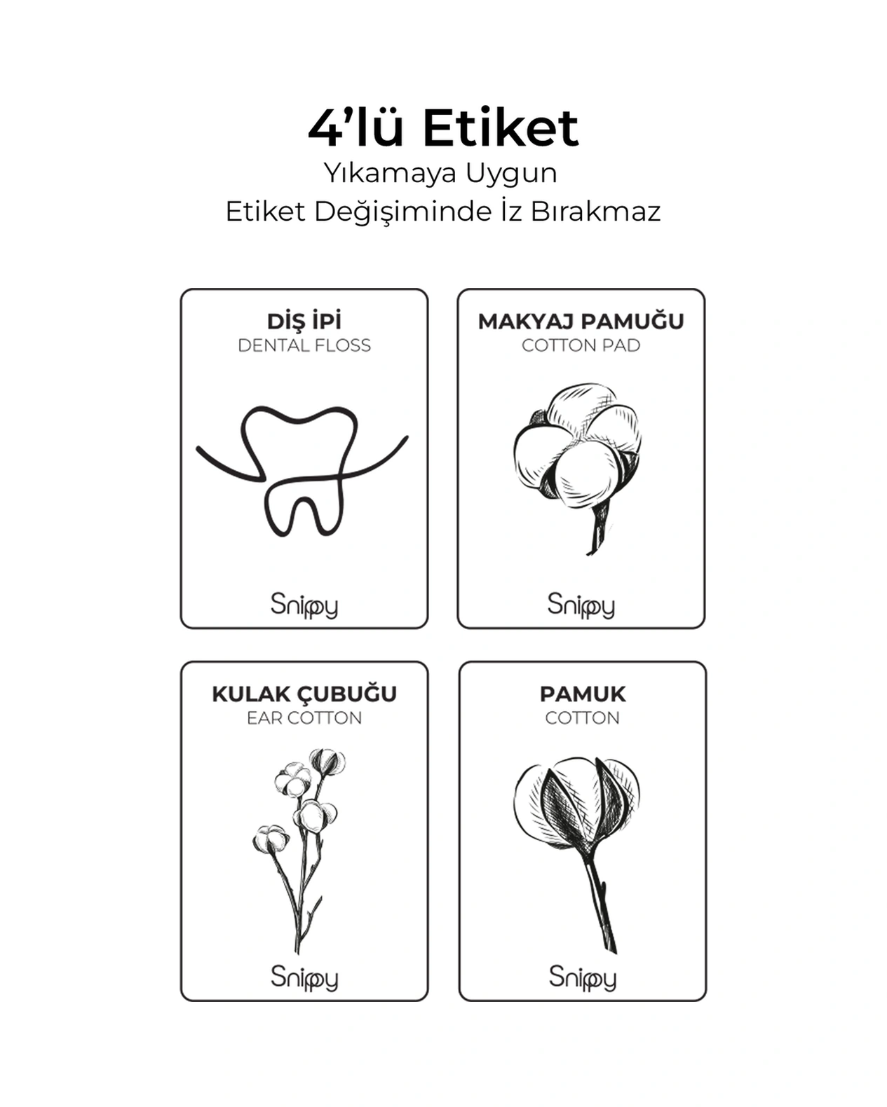 Luvo Beyaz - 3'lü Kare Ahşap Vakum Kapaklı Banyo Düzenleyici Plastik Banyo Seti Etiketli Organizer Beyaz