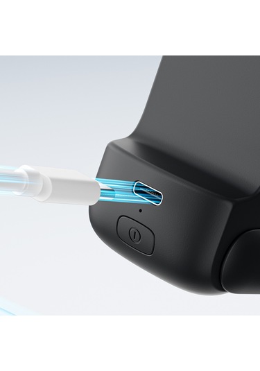 Aecooly Pf01 Katlanabilen Kompakt 3 Kademeli Portatif Soğutucu El Fanı Siyah