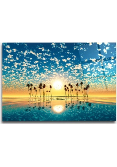 Palmiyeler Cam Tablo
