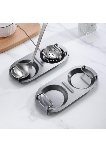 Homyl Kaşıklık Tutucu Mutfak Gereçleri Büfe Pişirme Için Gri