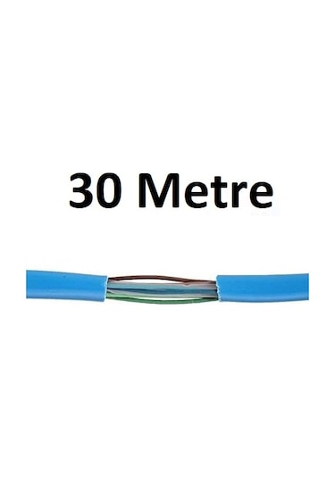 CAT6 KABLOSU ETHERNET 30 METRE İNTERNET MODEM LAN RJ45 UÇ