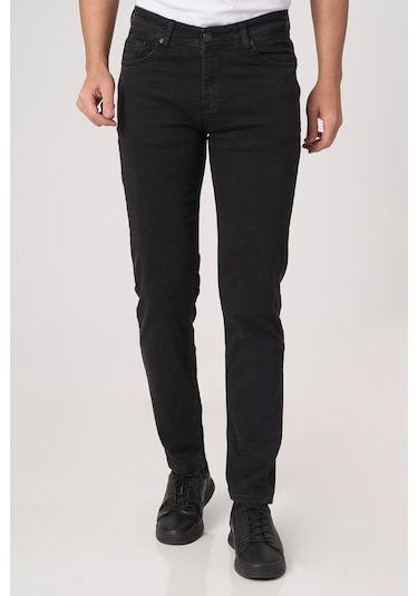 White Stone 2025-y J2508 Mdl4 Jean Pantolon 5 Cep Siyah Siyah