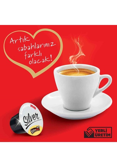 Espressomm Nespresso Uyumlu Silver Kapsül Kahve 100 Adet
