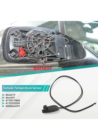 Oddity Peugeot 206, 207, 208, 306, 307, 308, 405, 406, 407 Dış Sıcaklık Ayna Sensörü Oto Dış Isı Sensörü