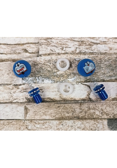Cg Motosiklet Ayna Süsleme 10mm Düz Diş Doraemon