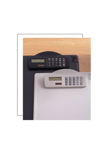 A4 Kağıt Dosyası İçin Çok Fonksiyonlu Klip Tahtası, Bağlayıcı Hesap Makinesi, Yazı Defteri, Kalem Yuvası Ve Ölçek, Öğrenci Ofisi İş Dosyası İçin Uygun Beyaz