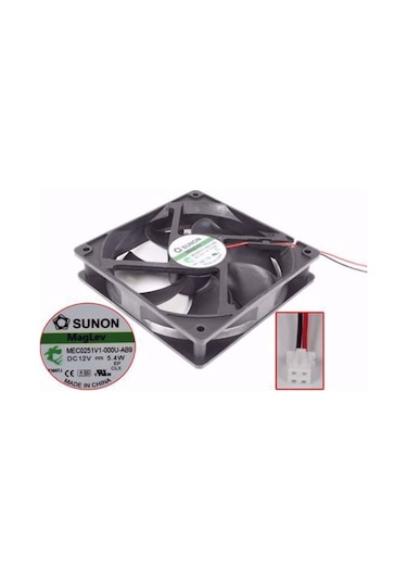 Sunon Mec0251v1-000u-ab9 120x120x25mm 5,4 W 12volt 2 Kablolu Fan