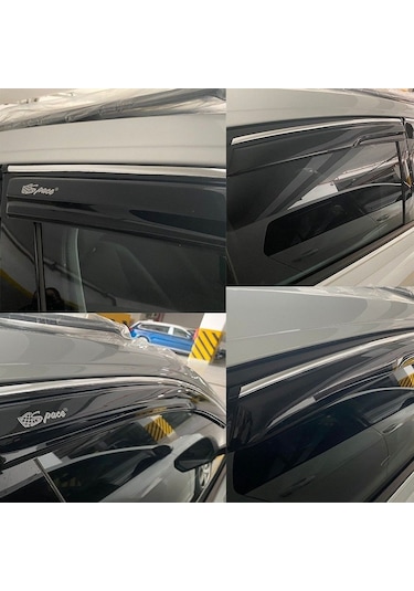 Krom Cam Rüzgarlığı 1.2Mm Renault Clio Symbol 1998-2015 4'Lü - Ca