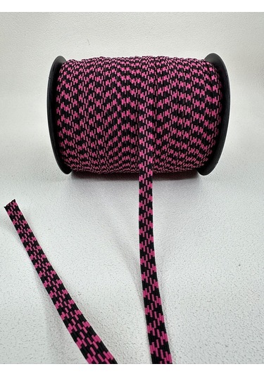 Paşateks 8 Mm Desenli Renkli Tres Lastik-5 Metre-pembe