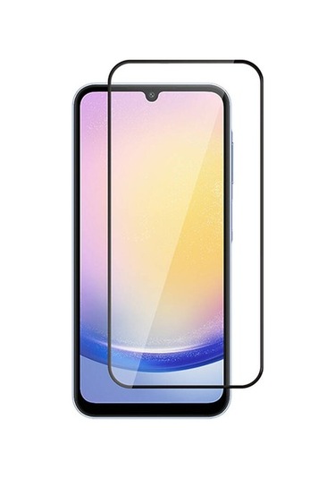 Samsung Galaxy Uyumlu A25 Temperli Cam Koruyucu 4d Kırılmaz Tamperli Cam