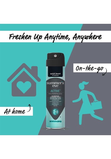 Summer's Eve Active Özel Bölge İntim Deodorant Sprey 56.7gr