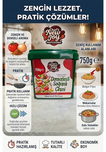 Domatesli Soğanlı Çeşni 750 G Tomato Onion Seasoning