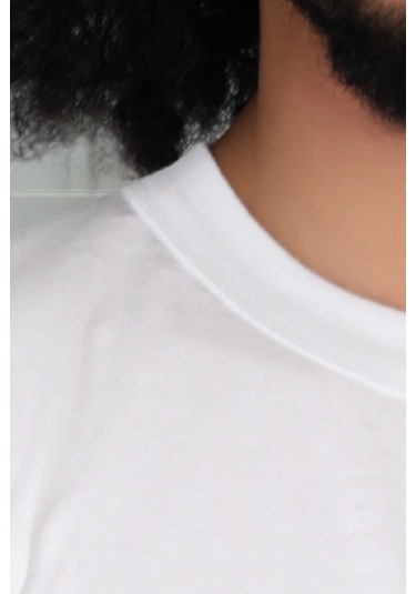 Erkek Slim Fit Sıfır Yaka Fanila T-shirt Çok Renkli