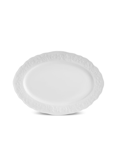 Karaca Beatrice Kayık Tabak 25 Cm Beyaz