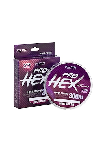Fujin Pro Hex 8x 300mt Multicolor İp Misina 0,16 Mm