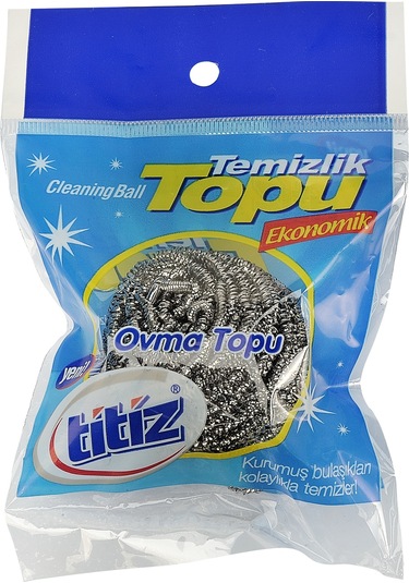 Titiz Ekonomik Temizlik Ovma Topu 3 Adet