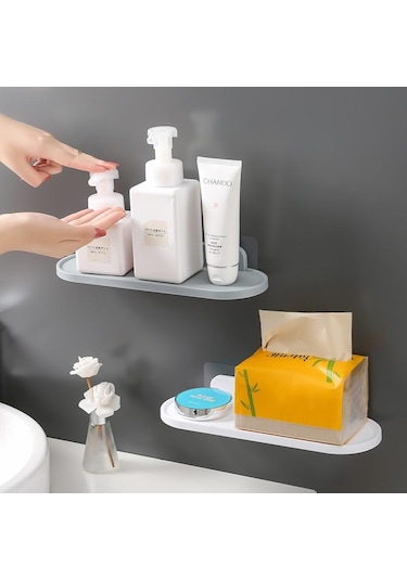 Haki Banyo Tuvalet Rafı Free Punch Şampuan Duş Rafı Baharat Şişesi Braketi Haki