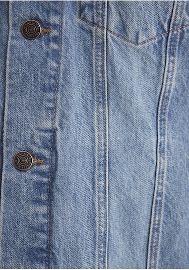 Mavi - Drake Classic Denim Puslu Indigo Mavi Jean Ceket 010143-89136 Koyu Mavi