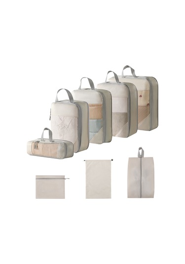 Tangshopping Seyahat Sıkıştırma Ağ Depolama Kitipirinç 8 Parçalı Set Diğer