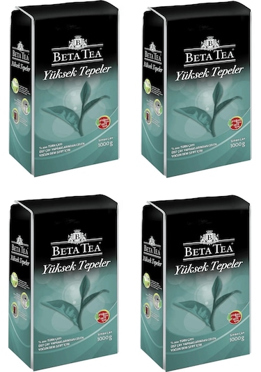 Beta Yüksek Tepeler Türk Çayı 1000 Gr X 4 Adet