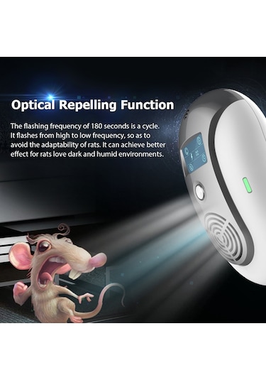 Hallow E21818GY-EU Ultrasonik Haşere Kovucu Gri