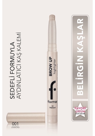 Flormar Brow Up Asansörlü Kalem Aydınlatıcı 001 Silver
