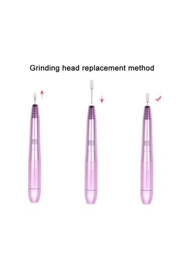 Sones Usb Fişli Alüminyum Tırnak Matkabı Elektrikli Manikür Freze Seti Altın