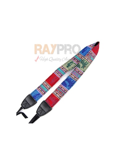 Raypro Hitit Desenli Askı Omuz Boyun Askısı Canon Nikon Sony Fuji