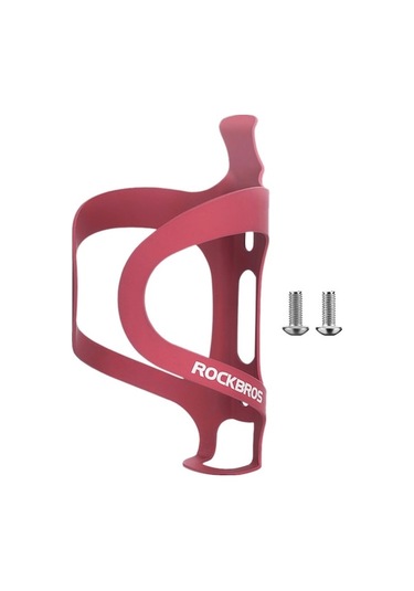 Dancemonkey Rockbros 2022-11a Mtb Su Şişesi Kafesi Yeni Tasarım Alüminyum Alaşımlı Şişe Tutucu - Kırmızı Acid Yeşili