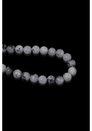 8 Mm Ay Taşı Dizi Beyaz