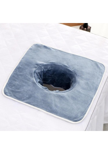 Dolıty Spa Havlusu Yüz Deliği Ile Yıkanabilir Cilt Için Mavi