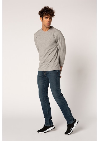 Vigoss Battal Erkek Sweatshırt B44221-03370 - Gri