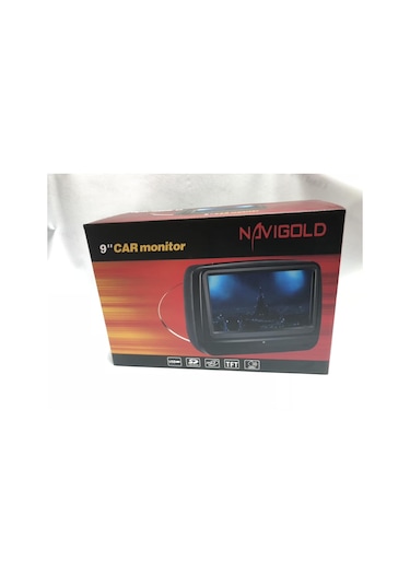 Navigold 9 İnc Usb Sd Koltuk Başlığı Monitör 2 Adet Touch Scren