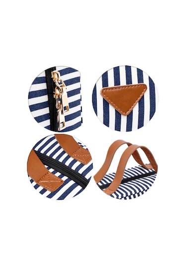 Sones Taşınabilir Büyük Kapasiteli Kozmetik Çok Bölmeli Saklama Çantası Gri