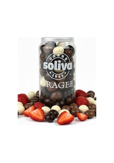 Grand Soliva Çikolata Draje 230 G - Çilekli