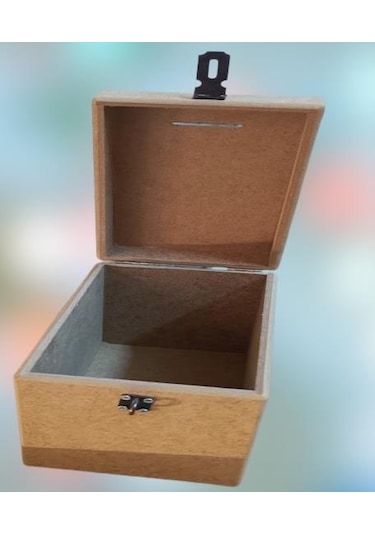 Hobi Adn Dekoratif Bahşiş Kutu Ahşap Mdf Ham Cnc Kesim Model El Yapım